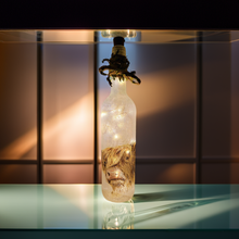 Load image into Gallery viewer, Decoupage Highland Cows Bottle Lamp