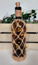 Load image into Gallery viewer, Braided Green Glass Bottle Lamp - Quantock Inspiration