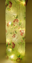 Load image into Gallery viewer, Decoupage Berry Leaf Bottle Lamp - Quantock Inspiration
