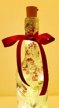 Load image into Gallery viewer, Decoupage Berry Leaf Bottle Lamp - Quantock Inspiration