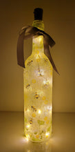 Load image into Gallery viewer, Decoupage Bumble Bee Bottle Light - Quantock Inspiration