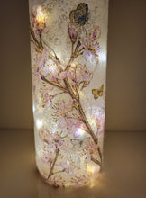 Load image into Gallery viewer, Decoupage Flower Butterfly Bottle Lamp - Quantock Inspiration