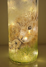 Load image into Gallery viewer, Decoupage Hare Bottle Lamp - Quantock Inspiration