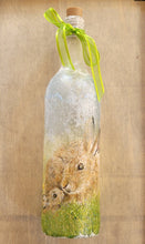 Load image into Gallery viewer, Decoupage Hare Bottle Lamp - Quantock Inspiration