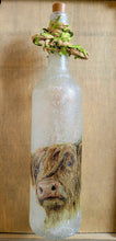 Load image into Gallery viewer, Decoupage Highland Cows Bottle Lamp - Quantock Inspiration