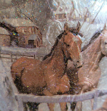 Load image into Gallery viewer, Decoupage Horse Bottle Lamp - Quantock Inspiration