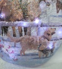 Load image into Gallery viewer, Decoupage Horse Bottle Lamp - Quantock Inspiration