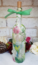 Load image into Gallery viewer, Decoupage Hummingbird Bottle Lamp - Quantock Inspiration