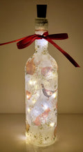 Load image into Gallery viewer, Decoupage Nature Bottle Lamp - Quantock Inspiration