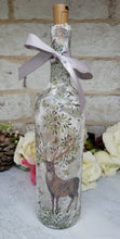 Load image into Gallery viewer, Decoupage Stag Bottle Lamp - Quantock Inspiration