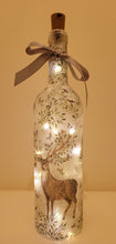 Load image into Gallery viewer, Decoupage Stag Bottle Lamp - Quantock Inspiration