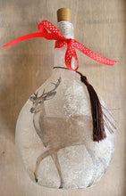 Load image into Gallery viewer, Decoupage Stag Bottle Lamp - Quantock Inspiration