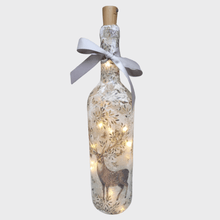 Load image into Gallery viewer, Decoupage Stag Bottle Lamp - Quantock Inspiration