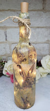 Load image into Gallery viewer, Decoupage Wildlife Bottle Lamp - Quantock Inspiration