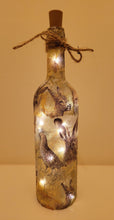 Load image into Gallery viewer, Decoupage Wildlife Bottle Lamp - Quantock Inspiration