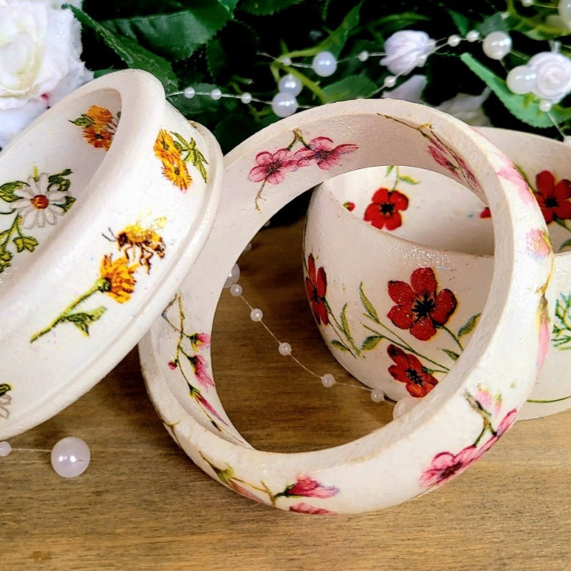 Decoupage bangles 2025