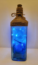 Load image into Gallery viewer, Filled Gin Bottle Lamp - Quantock Inspiration