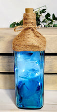 Load image into Gallery viewer, Filled Gin Bottle Lamp - Quantock Inspiration