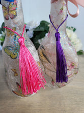 Load image into Gallery viewer, Pair of Miniature Decoupage Bottle Lamps - Quantock Inspiration