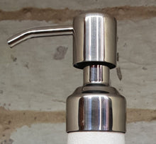 Load image into Gallery viewer, Whiskey Bottle Dispenser, Decoupage Glass Bottle Dispenser, Glass Bottle Dispenser, Recycled Bottle Dispenser - Quantock Inspiration