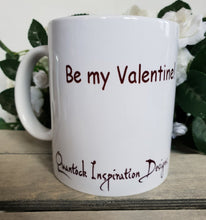 Load image into Gallery viewer, &#39;Be My Valentine&#39; Cat Mug - Quantock Inspiration
