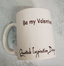 Load image into Gallery viewer, &#39;Be My Valentine&#39; Cat Mug - Quantock Inspiration
