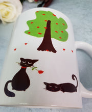 Load image into Gallery viewer, &#39;Be My Valentine&#39; Cat Mug - Quantock Inspiration
