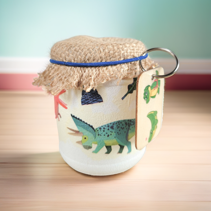 Mindfulness Gift Jar for Boys | Decoupage Wellness Pot | Quantock Inspiration