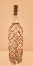 Load image into Gallery viewer, Braided Bottle Lamp with Lights - Quantock Inspiration

