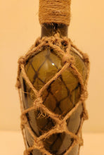 Load image into Gallery viewer, Braided Green Glass Bottle Lamp - Quantock Inspiration

