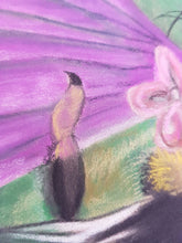 Load image into Gallery viewer, Bumble Bee Pastel Painting - Quantock Inspiration

