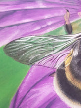 Load image into Gallery viewer, Bumble Bee Pastel Painting - Quantock Inspiration
