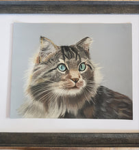Load image into Gallery viewer, Cat Pastel Painting - Quantock Inspiration

