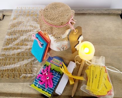 Child's Mindfulness Gift Jar | Decoupage Wellness Gift | Quantock Inspiration