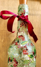 Load image into Gallery viewer, Decoupage Berry Leaf Bottle Lamp - Quantock Inspiration
