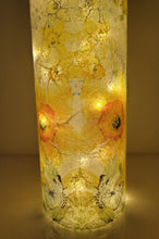 Load image into Gallery viewer, Decoupage Daffodil Wine Bottle Lamp - Quantock Inspiration
