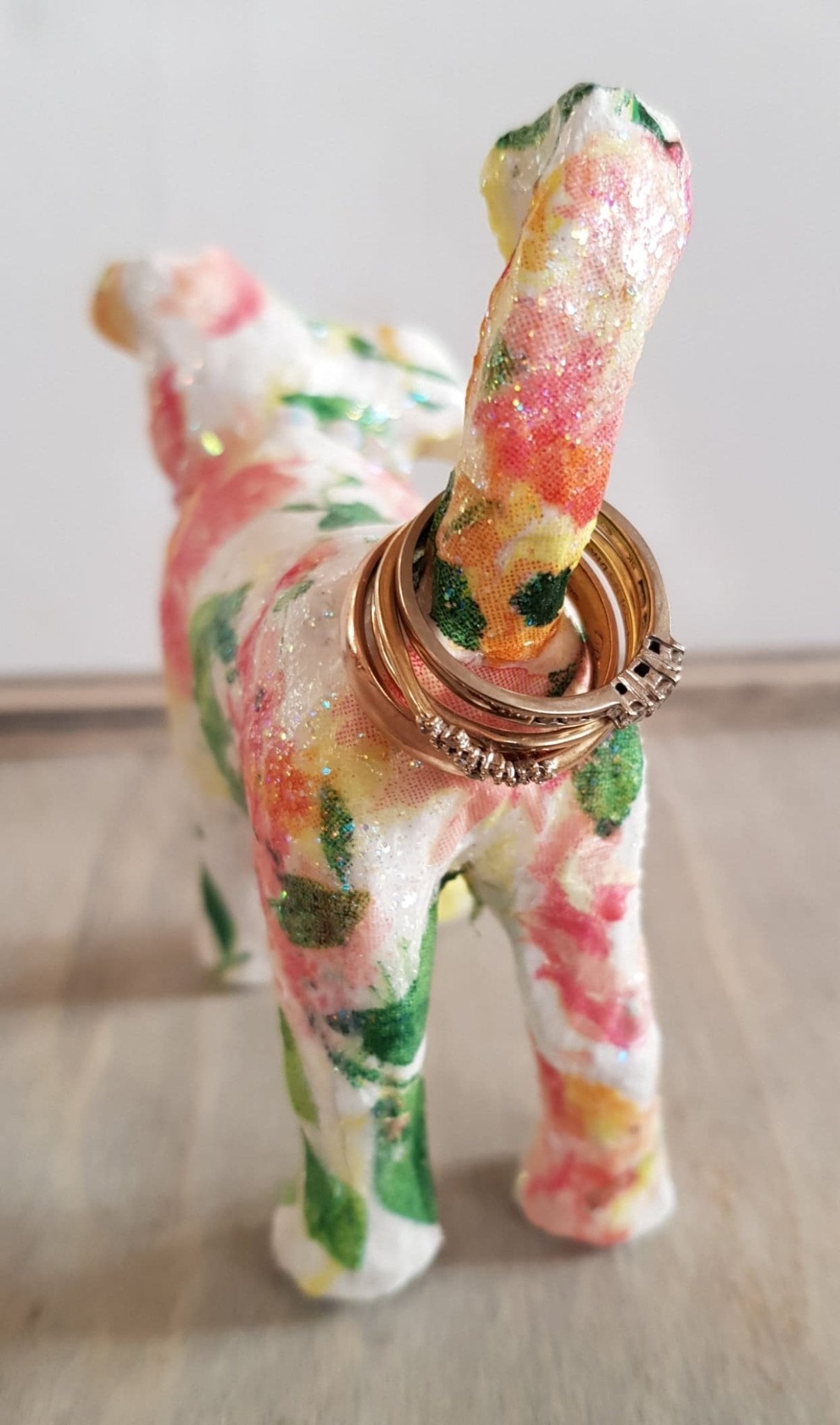 Decoupage Dog Ring Holder - Quantock Inspiration