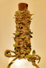 Load image into Gallery viewer, Decoupage Giraffe Bottle Lamp with Jute twine - Quantock Inspiration
