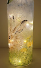 Load image into Gallery viewer, Decoupage Hare Bottle Lamp - Quantock Inspiration
