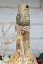 Load image into Gallery viewer, Decoupage Hedgehog Bottle Lamp - Quantock Inspiration
