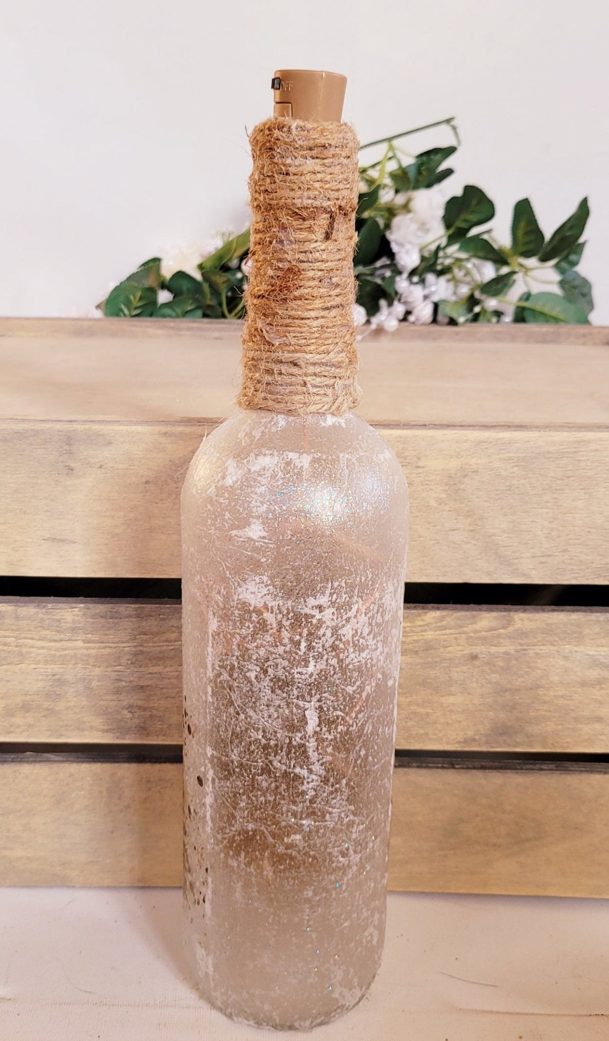 Decoupage Hedgehog String Bottle Lamp - Quantock Inspiration