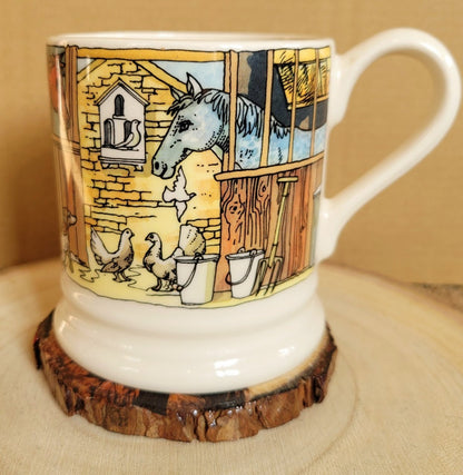 Decoupage Highland Cow Coasters - Quantock Inspiration