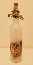 Load image into Gallery viewer, Decoupage Highland Cows Bottle Lamp - Quantock Inspiration
