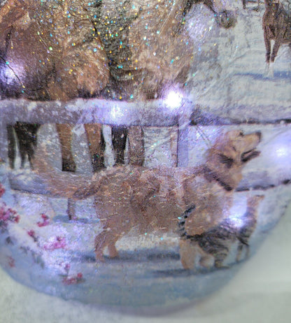 Decoupage Horse Bottle Lamp - Quantock Inspiration