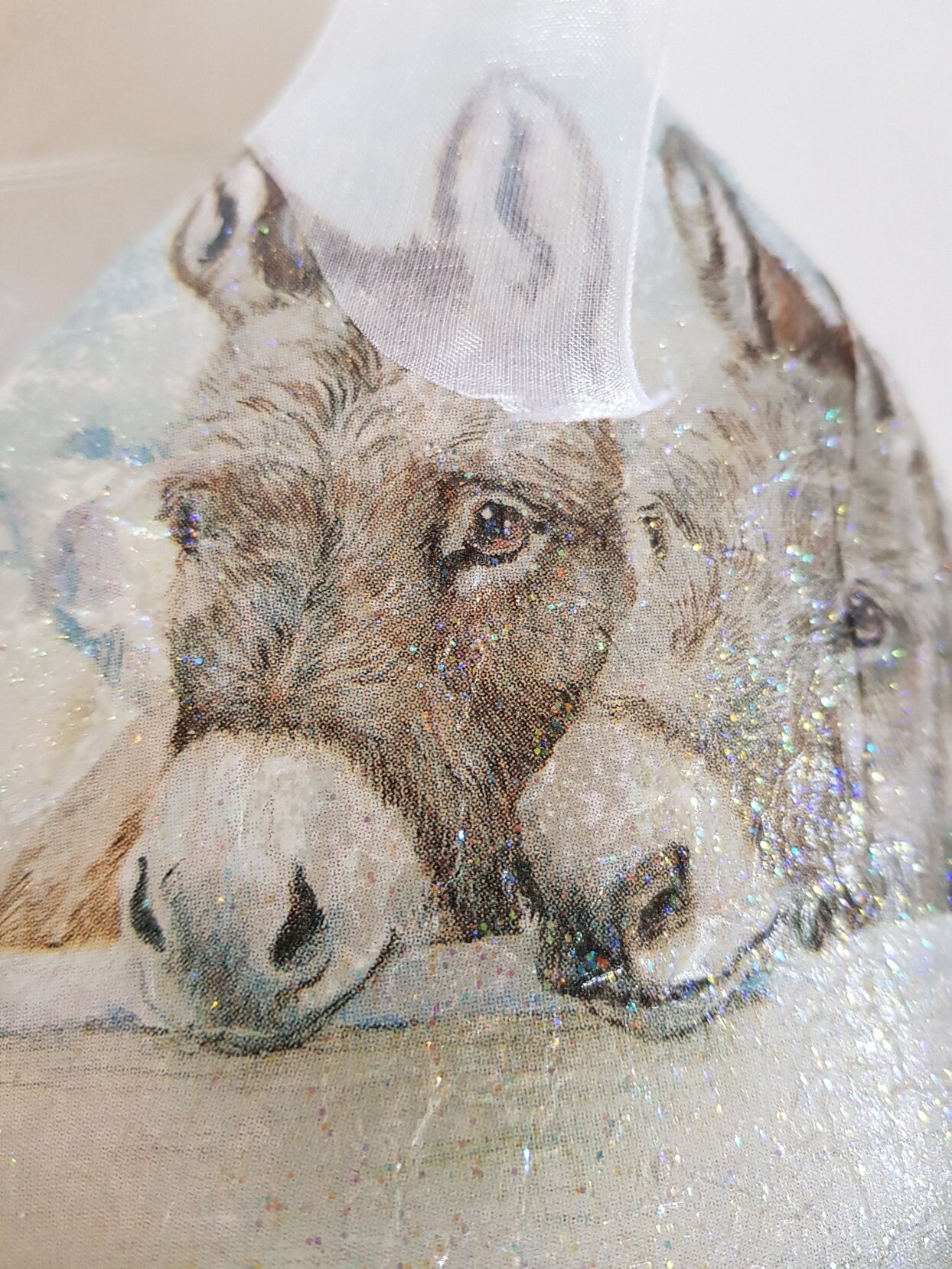 Decoupage Light Up Donkey Bottle - Quantock Inspiration