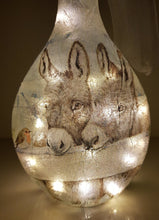 Load image into Gallery viewer, Decoupage Light Up Donkey Bottle - Quantock Inspiration
