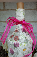 Load image into Gallery viewer, Decoupage Meadow Flower Bottle Lamp - Quantock Inspiration
