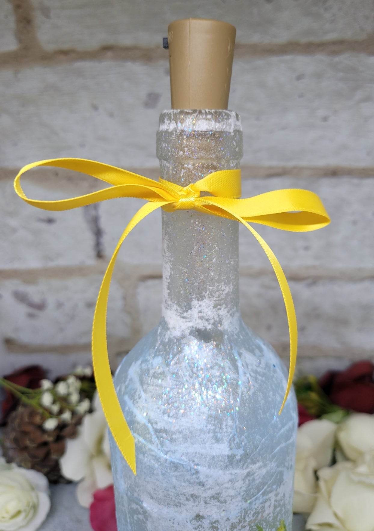 Decoupage Rabbit Bottle Lamp - Quantock Inspiration