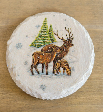 Decoupage Slate Wildlife Coasters - Quantock Inspiration