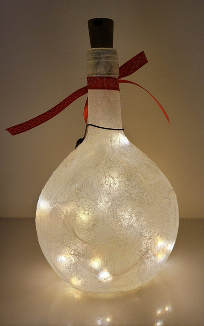 Decoupage Stag Bottle Lamp - Quantock Inspiration